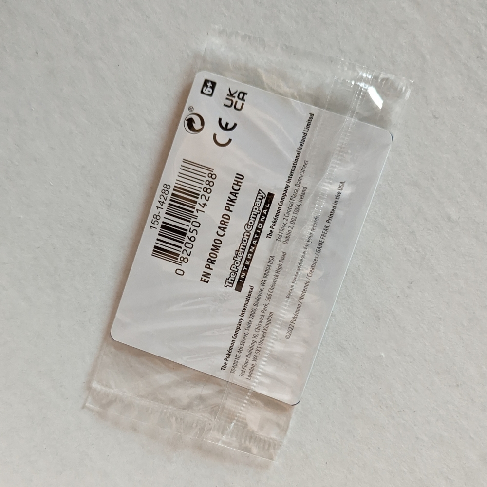 Pikachu collectible card new in plastic - Picture 2 of 2
